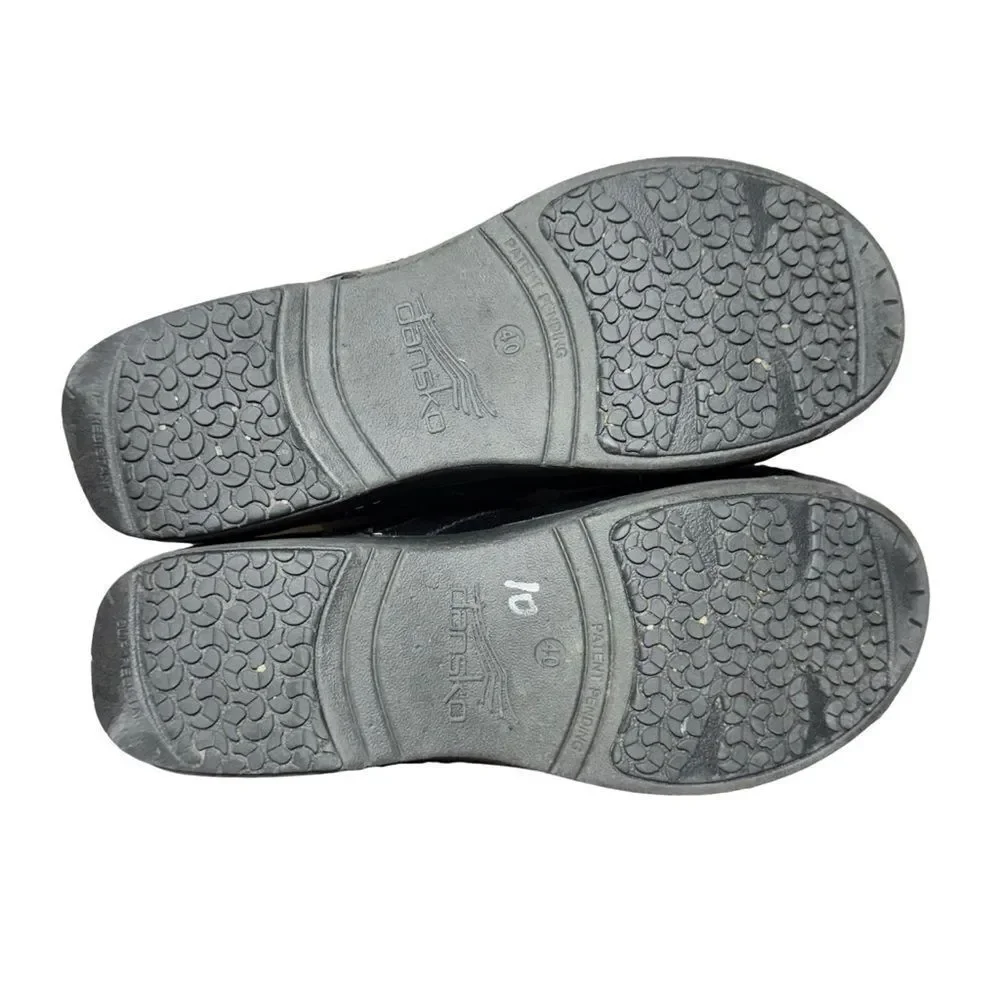 Dansko Women’s XP 2.0, Black Pull On Clogs, Size EUR 40, US 9.5-10M